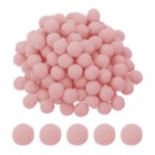 0.6inch Pom Poms for Crafts, 500pcs Small Pompoms Fuzzy Puff Balls, Dark Pink