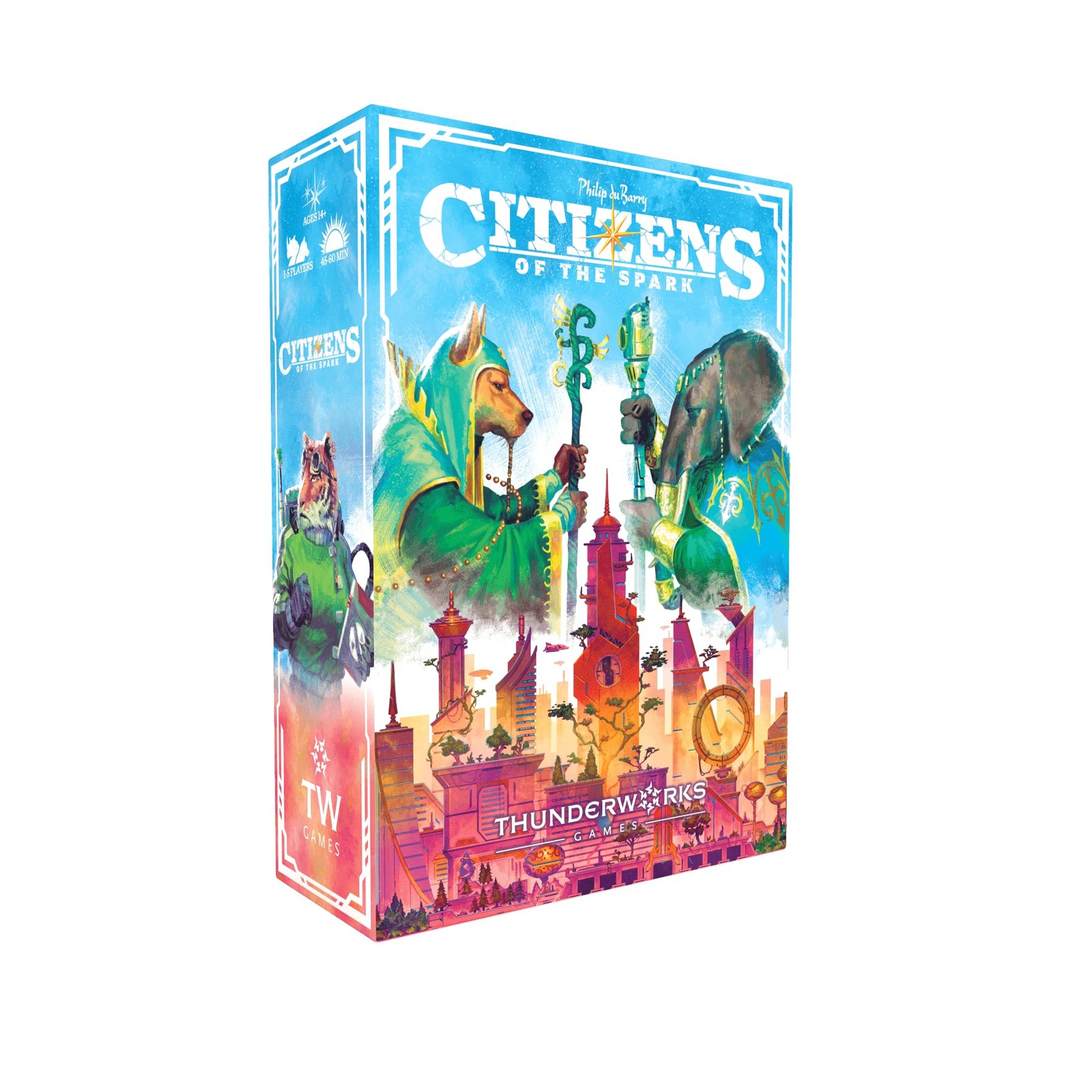 Citizens of The Spark Board Game Strategy Card-Drafting Game of Clever Combos 17790₽