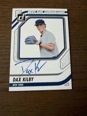 2026 Panini Donruss Dax Kilby Next Day On Card Auto #ND-DK Yankees   