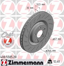 2x ZIMMERMANN Bremsscheibe COAT Z 400.5505.20 für MERCEDES X218 CLS C218 Brake 2x ZIMMERMANN Bremsscheibe COAT Z 400.5505.20 für MERCEDES X218 CLS C218 Brake