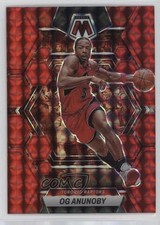 2022-23 Panini Mosaic Red Mosaic Prizm OG Anunoby #136 fm0