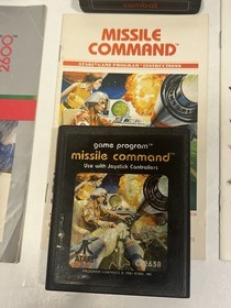 Lot of 6 Atari 2600 Games w/Manuals Baseball Football Combat Asteroids Berzerk