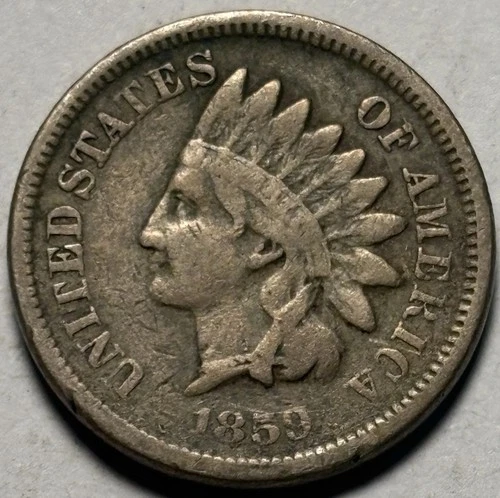 1859 Indian Head Cent — Circulated