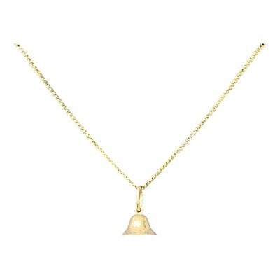 9ct 9K Yellow Gold Bell Charm Pendant 0.44 Grams. Brand New