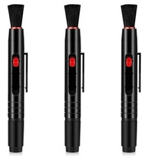 3 Pieces Multifunction Lens Cleaning Pen Brush Lens Brush for Optics Screen Clea