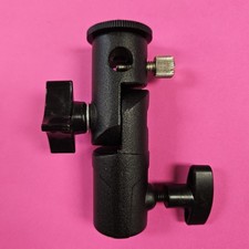Universal E-Type Speedlite Flash Mount Bracket Swivel Light Stand Umbrella...