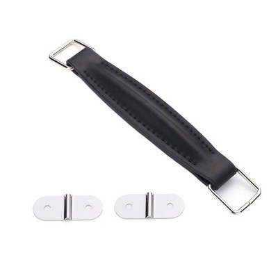 1Pc Guitar Leather Handle With Fitting For Marshall Amp AS50D AS100D Black w
