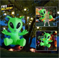 Halloween Blow up Inflatable Alien Fun and Portable Mobile Halloween Inflatab...