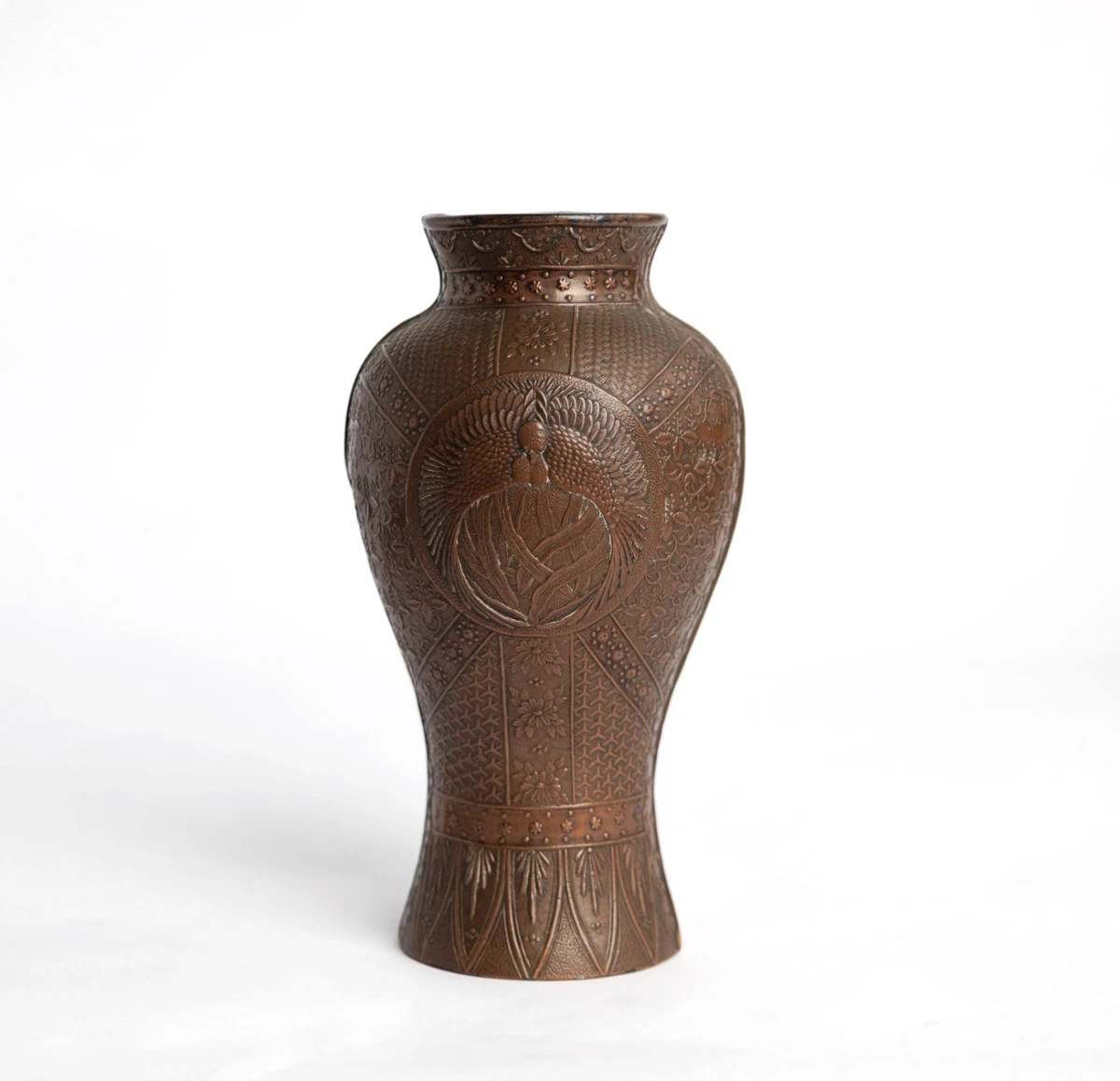 古董黄铜日本花瓶1900-1940 | eBay