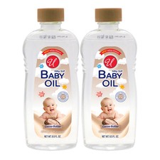 Baby Oil - Cocoa Butter Scented - Ideal For Massage, 6.5fl oz. Pack of 2 