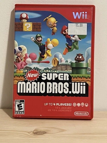 New Super Mario Bros. Wii Nintendo Wii no manual