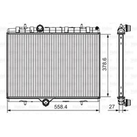 1X KüHler, MotorküHlung Valeo 735630 Passend FüR CitroËN Peugeot DS (Capsa)
