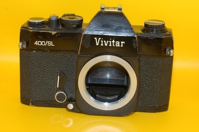 Vintage Vivitar 400/SL 35 mm Film Camera Body only works properly