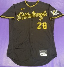 2020 Pittsburgh Pirates Joey Cora #28 Team Issued Black Alternate Game Jersey 46