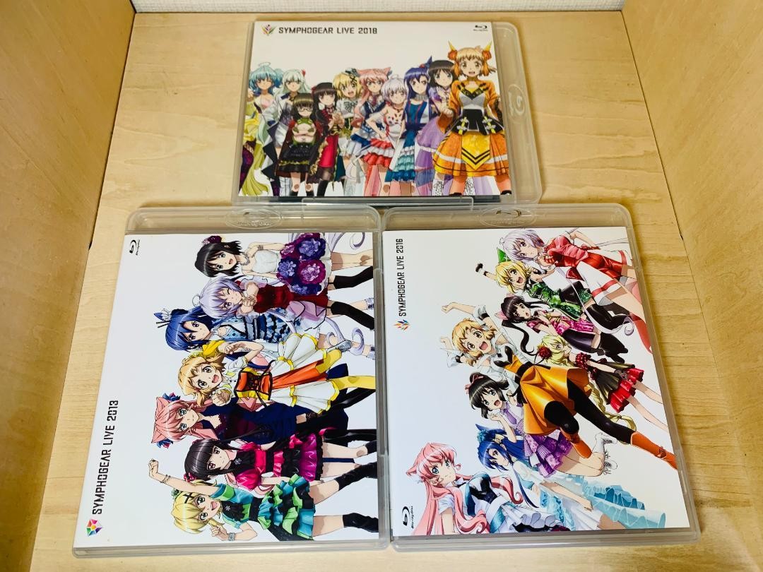 Blu-ray Symphogear Live 2013 2016 2018 3-Disc Set (Standard
