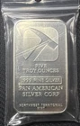 5 Oz. PAN AMERICAN SILVER BAR 0.999 FINE BULLION