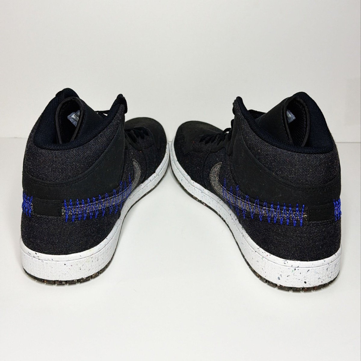 Air Jordan 1 Mid SE Crater Mens 9.5 Sneakers Black Racer Blue DM3529-001 Mint Nike Air Jordan 1 Mid SE  main image 3