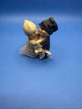 Vintage Rose O'neill Kewpie Bride Groom Bisque Wedding Cake Topper