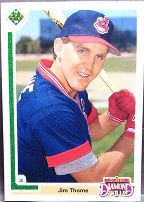 Jim Thome 1991 Upper Deck Final Edition #17F ROOKIE CARD HOF