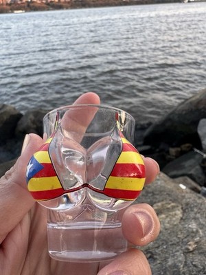 Puerto Rico   bikini   Bust 3 D shot Glass 