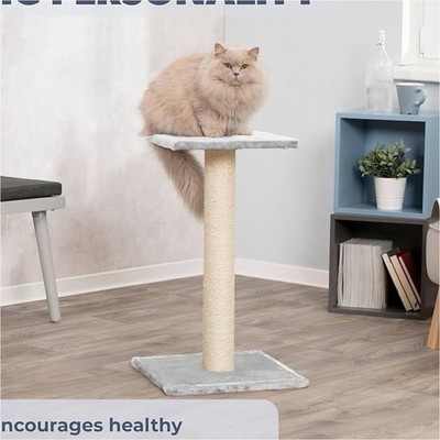 Trixie Espejo Medium Scratching Post Plush Polyester Sisal Cat Furniture
