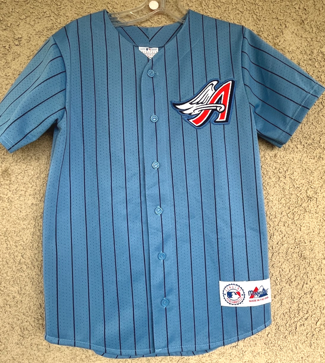 ジェニュインマーチャンダイズ 90s カージナルス ベースボールシャツ M Vintage 90's Majestic Anaheim Angels Baseball Jersey Youth Large