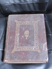 WELSH LANGUAGE FAMILY BIBLE - Rev. PETER WILLIAMS 1868 - GENEALOGY GOLDMINE!