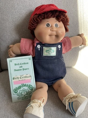 CABBAGE PATCH KID Vintage with original Birth Certificate and clothing