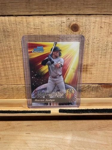 2025 Bowman Chrome - Meteoric Rise Aaron Judge #MR-4 Mojo Refractor