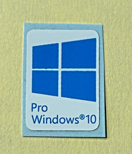 Compatible PRO Windows 10 Sticker Logo for PC/Laptop -Various Colors -15mmx22mm