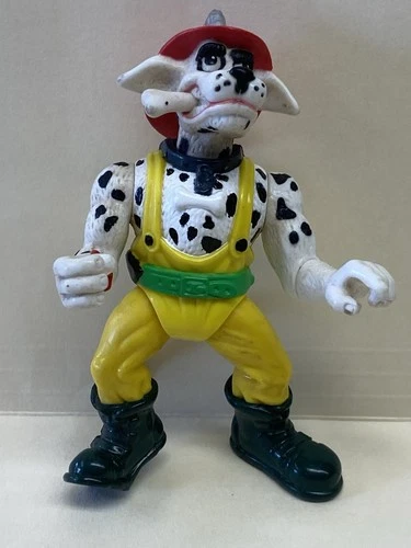 Vtg 1993 Playmates TMNT Teenage Mutant Ninja Turtles Hot Spot Dalmatian Fireman
