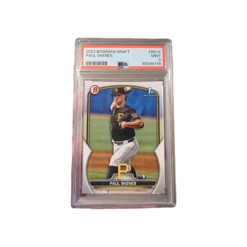 2023 Bowman Draft BD14 Paul Skenes PSA 9 Pirates Rookie 1st