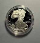 1991-S Proof American Silver Eagle 1 oz .999 Silver Coin w/ Box & COA OGP