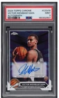 2023-24 Topps Chrome Victor Wembanyama Autographs Auto RC #CG-VW Spurs PSA 9