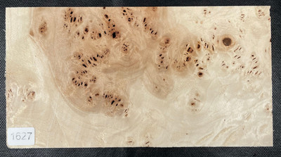 BiColor Maser Pappel | Poplar BURL | ca. 220 x 120 x 22 mm | #1627