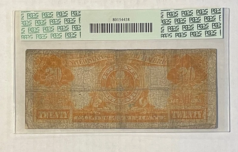 U.S. - Series of 1922 $20.00 Gold Certificate (PCGS Very Good 10) - Image 2 of 2