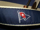 Classic Men's 44-inch Webbed Belt of The Eastern Yacht Club in Marblehead MA EXC — photo 2