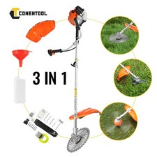 3-in-1 Petrol Grass Trimmer Brush Cutter Heavy Duty Strimmer Garden Cutting Tool