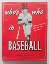 Mickey Mantle 1957 Who`s Who in Baseball Magazine