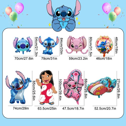 Palloncino decorazione bambini Lilo & Stitch compleanno decorazione stitch palloncino foil - Foto 7 di 11