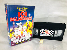 VHS Video Tape 101 Dalmatians Disney Film Movie Vintage