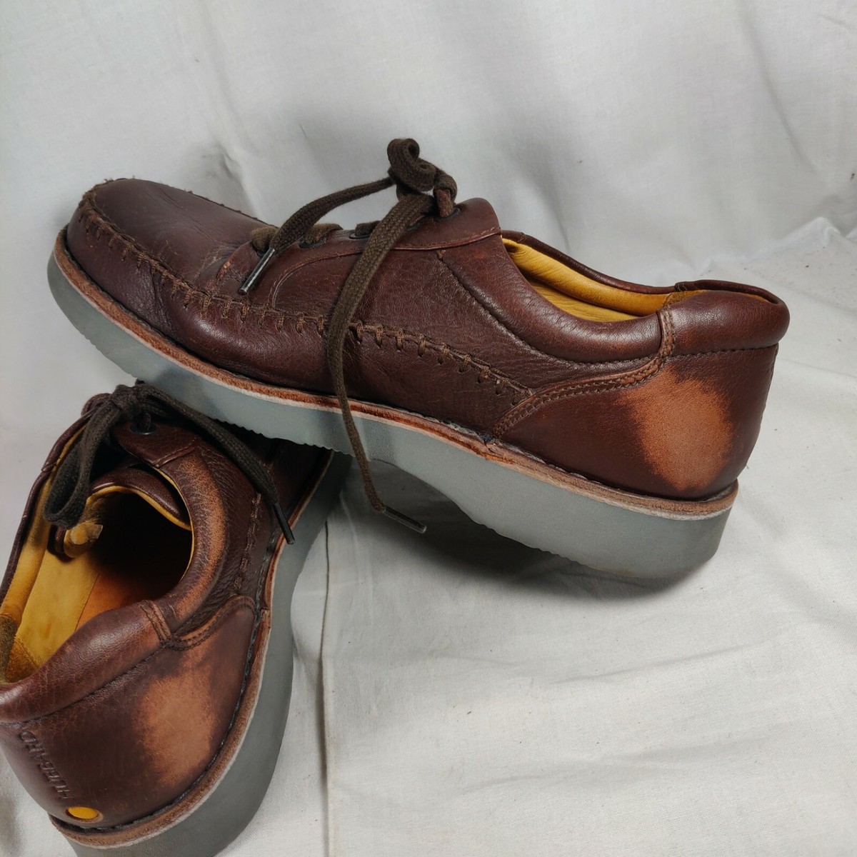 Samuel Hubbard Get Up $220 Men\'s Moc Toe Derby Casual Shoes Size 8.5 (W) Wide Samuel-Hubbard Shoes | LargeFeet Samuel-Hubbard Shoes  main image 4