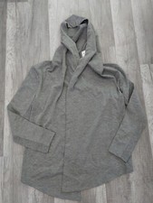 NWT Justice Girls Flowy Hooded Cardigan Sweater with ribbed detail Size 8  3 