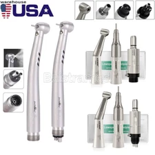 AZDENT Dental LED High Speed Handpiece /Contra Angle/Straight/Air Motor 2/4H