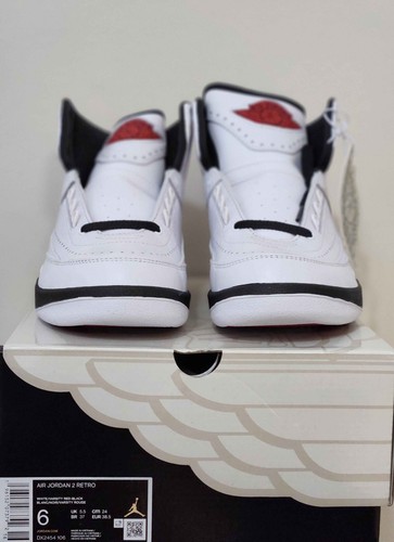 Nike Air Jordan 2 Retro OG Chicago '22 White/Black/Red (DX2454-106) Men's size 6 - Picture 7 of 7