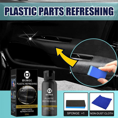 Car Plastic Revitalizing Coating Nano Plastic parts Refurbish Agent 30-50ML #T - Picture 13 of 17