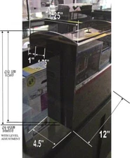 Auto Top Off Hang on Back of Aquarium Gravity Flow ATO 2.3 Gallon