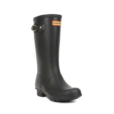 Hunter Big Kids Original Black Rain Boots JFT6000RMA.BLK | eBay