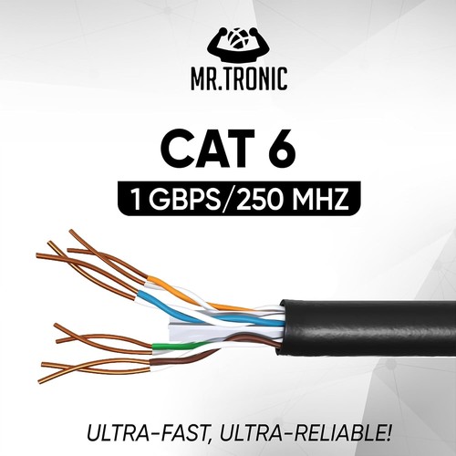 Câble réseau Internet Ethernet LAN haute vitesse Cat 6 Cat6 100 m en vrac 1 Gbp 250 MHz - Photo 3/9