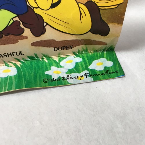 VTG Disney Snow White & The Seven Dwarfs 5" Bath Toys Set w/ Case, New SLEEPY - Picture 9 of 16